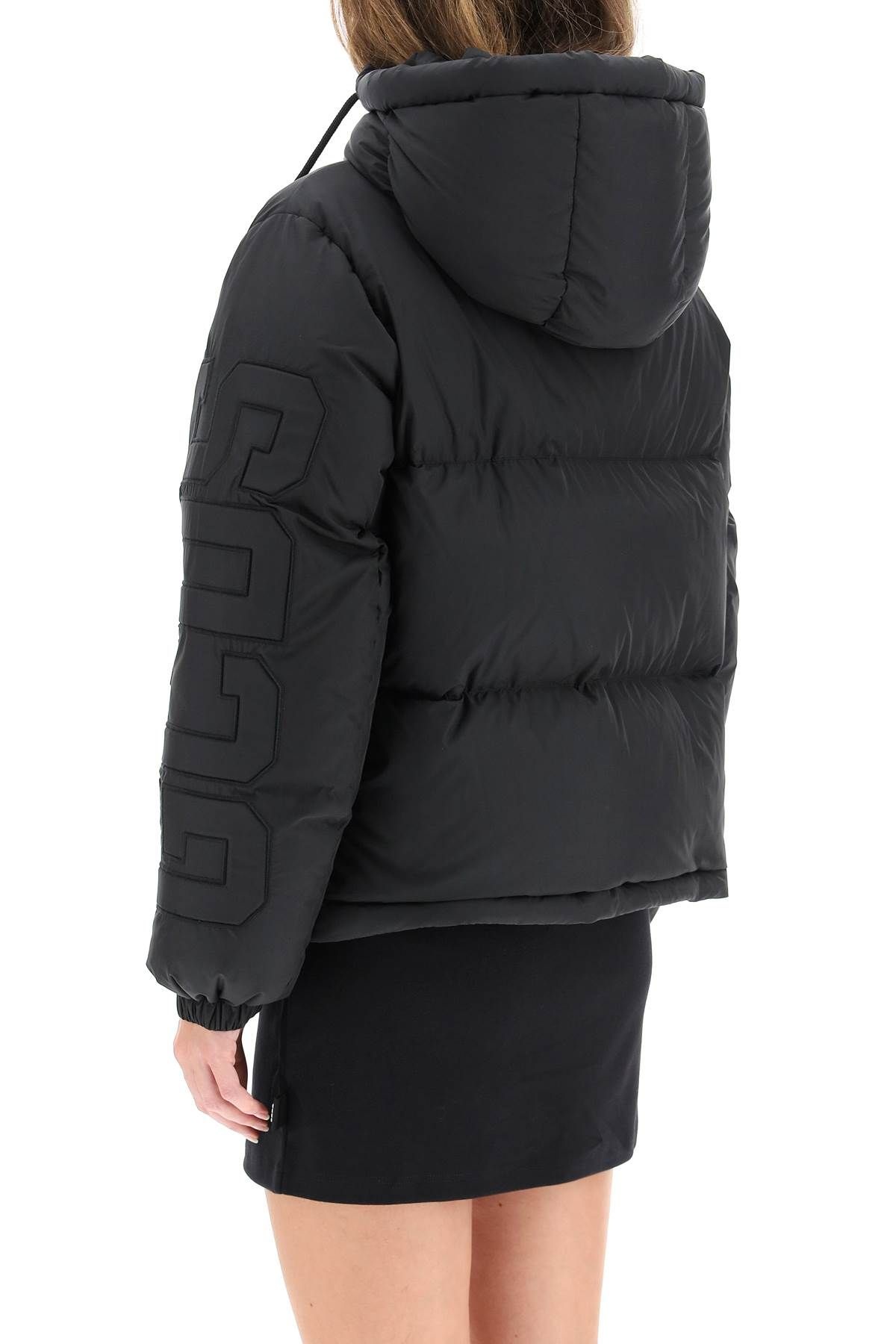 SHORT DOWN JACKET MAXI LOGO - 4