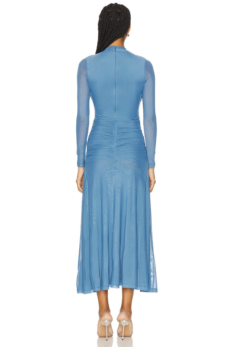 BARDOT Liyana Ruched Mesh Dress outlook