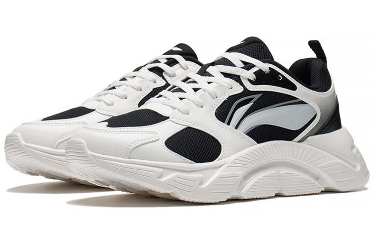 (WMNS) Li-Ning Casual Sport Training Sneakers 'White Black' ARSS058-3 - 3