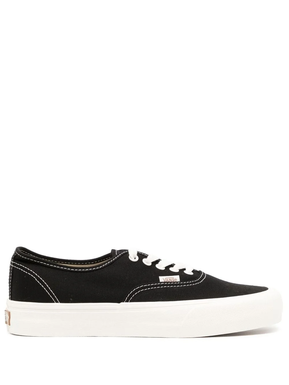 canvas lace-front sneakers - 1
