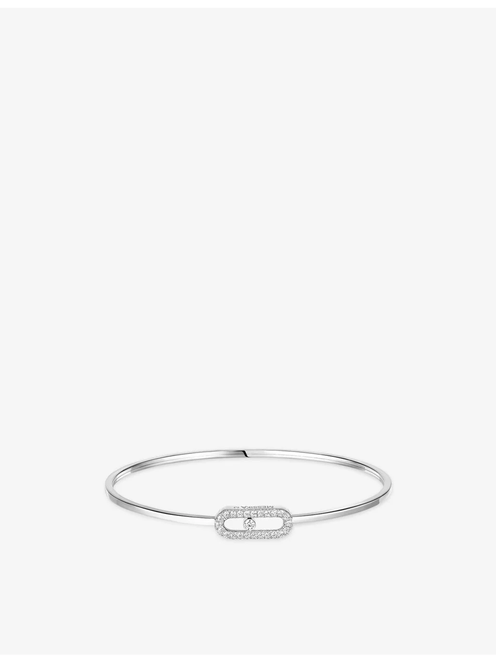 Move Uno Small Flex 18ct Gold And 0.14ct Diamond Bracelet - 1