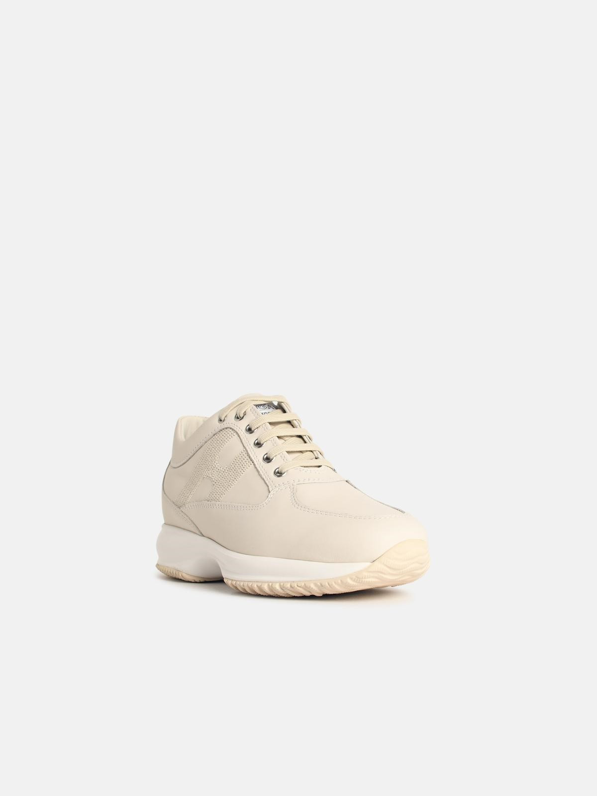 'INTERACTIVE' YOGURT LEATHER SNEAKERS - 2