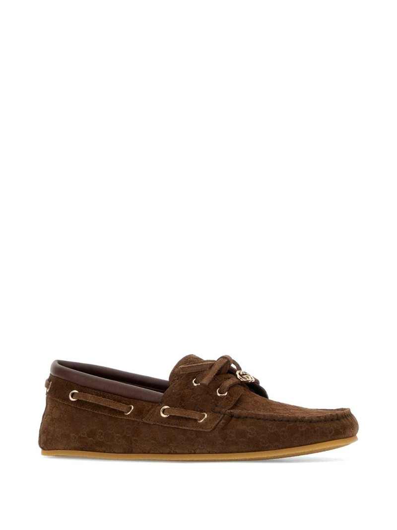 GUCCI suede loafers outlook