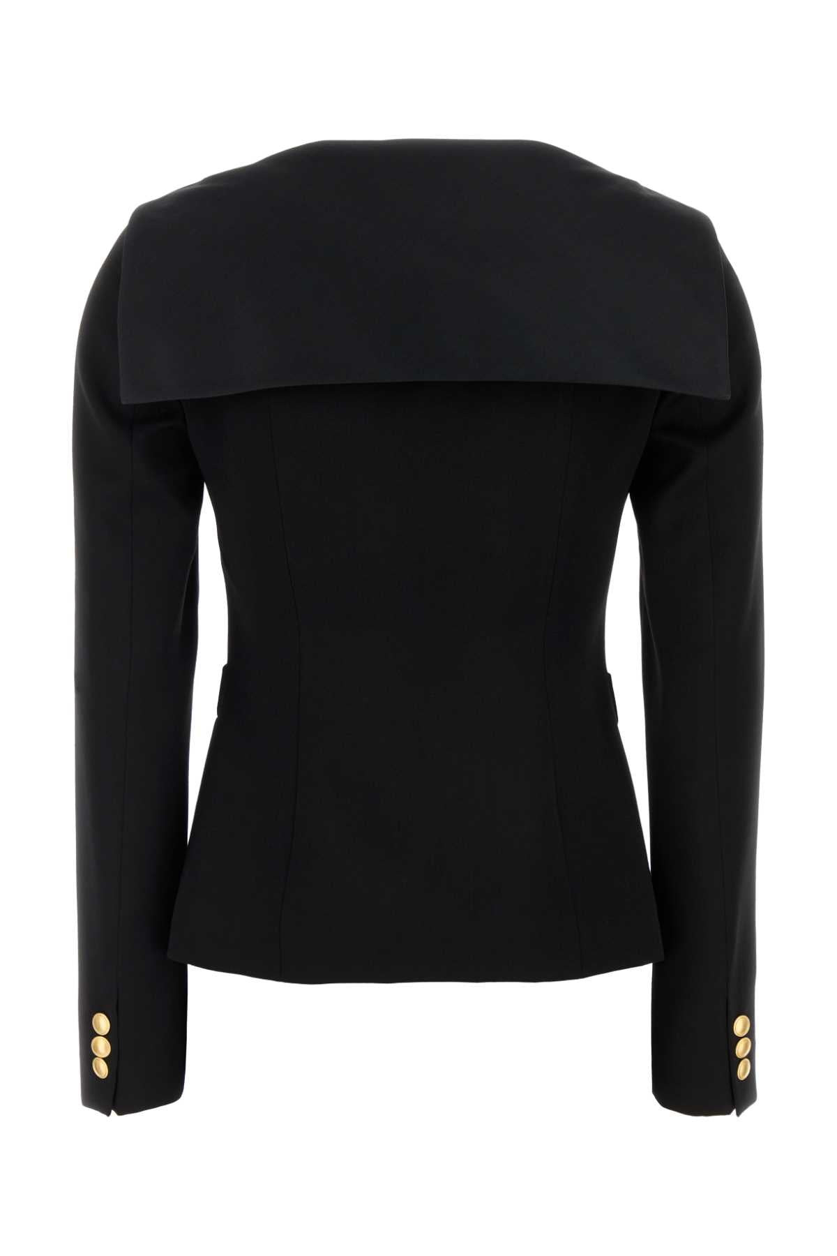 Alessandra Rich Women Black Wool Blazer - 2