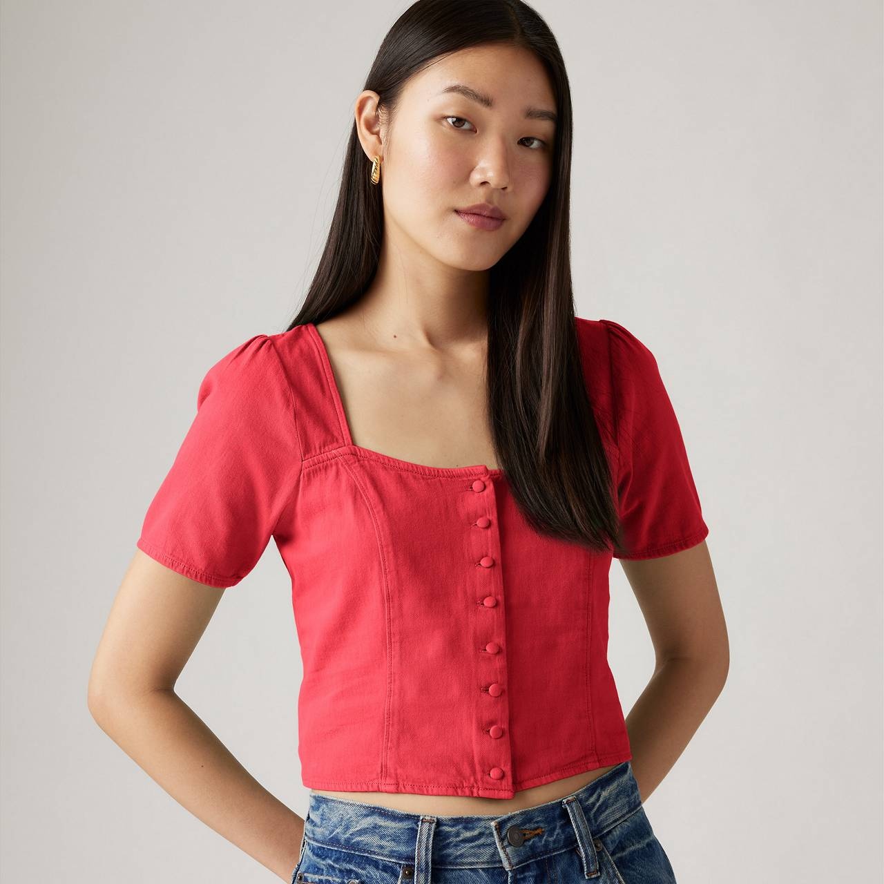 PASCALE SHORT SLEEVE BLOUSE - 3