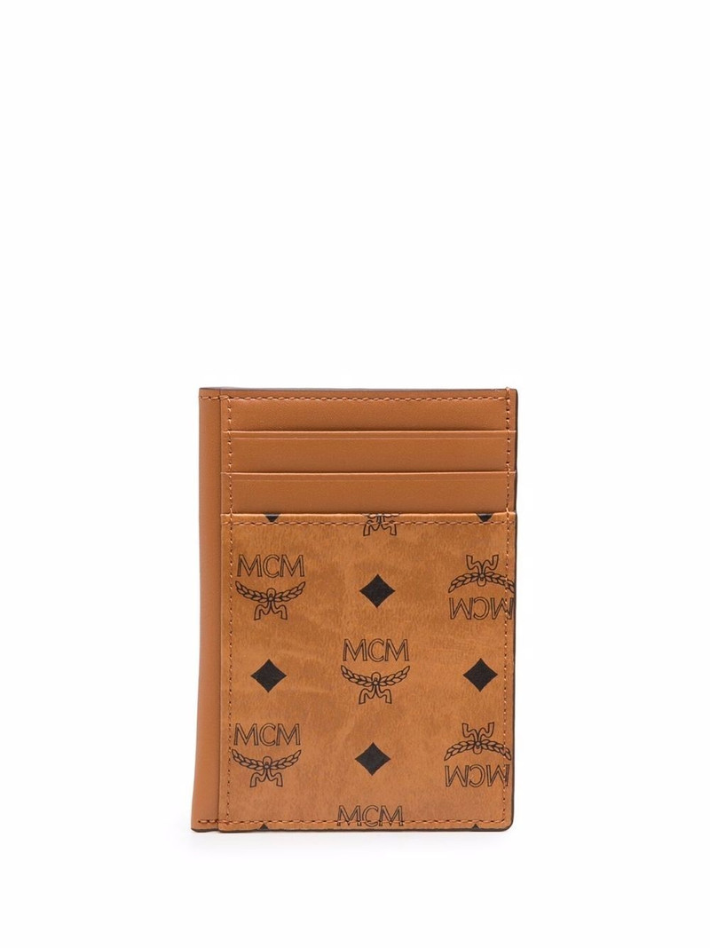 monogram-print card holder 1