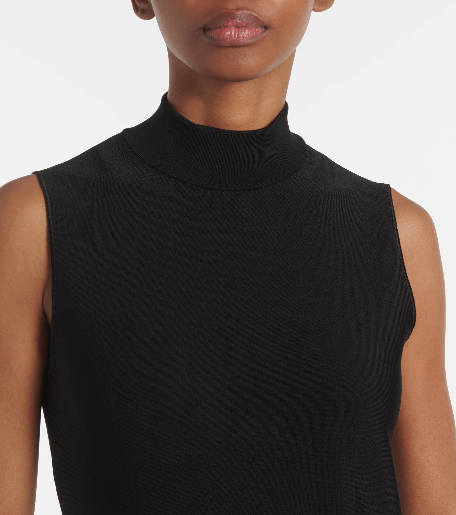 Pleated turtleneck top - 4