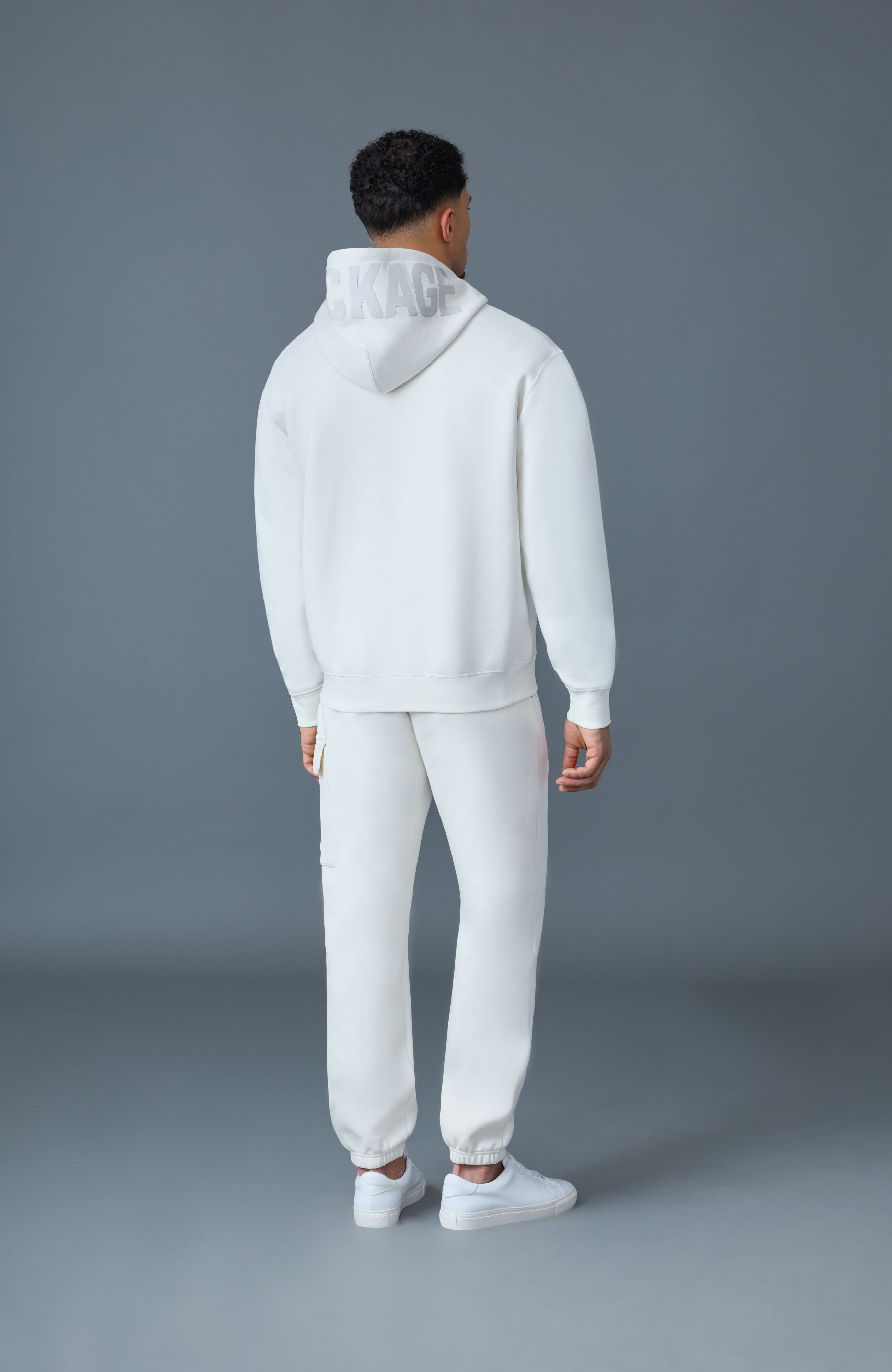KOLTON Double-Face Jersey Logo Hoodie - 5