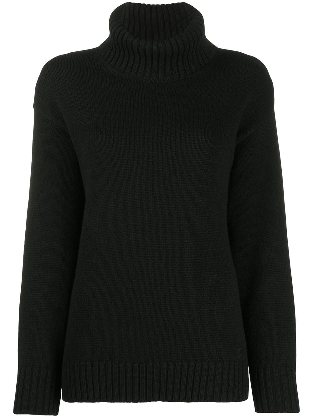 roll-neck knitted jumper - 1