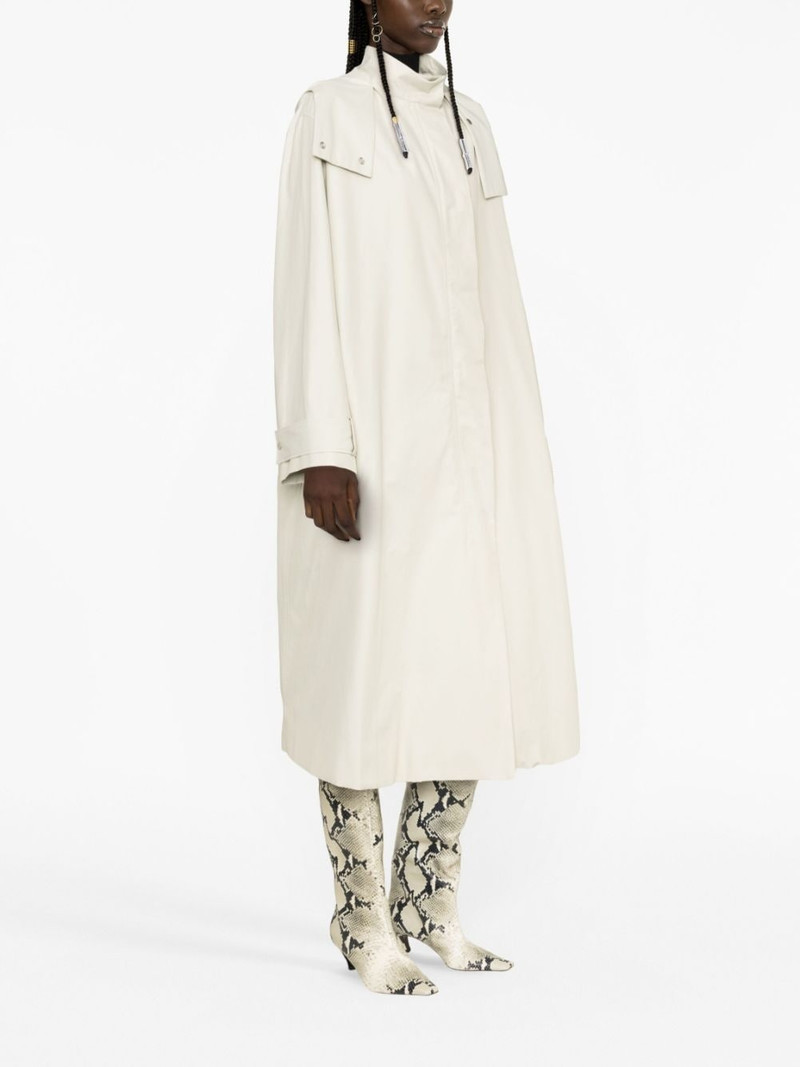 double-breasted hooded coat 3