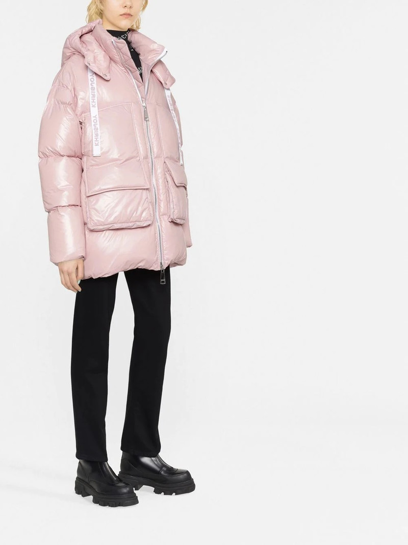 Iconic rear logo-print padded jacket 4