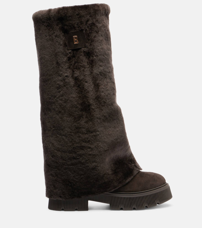 Turin shearling and suede boots 4