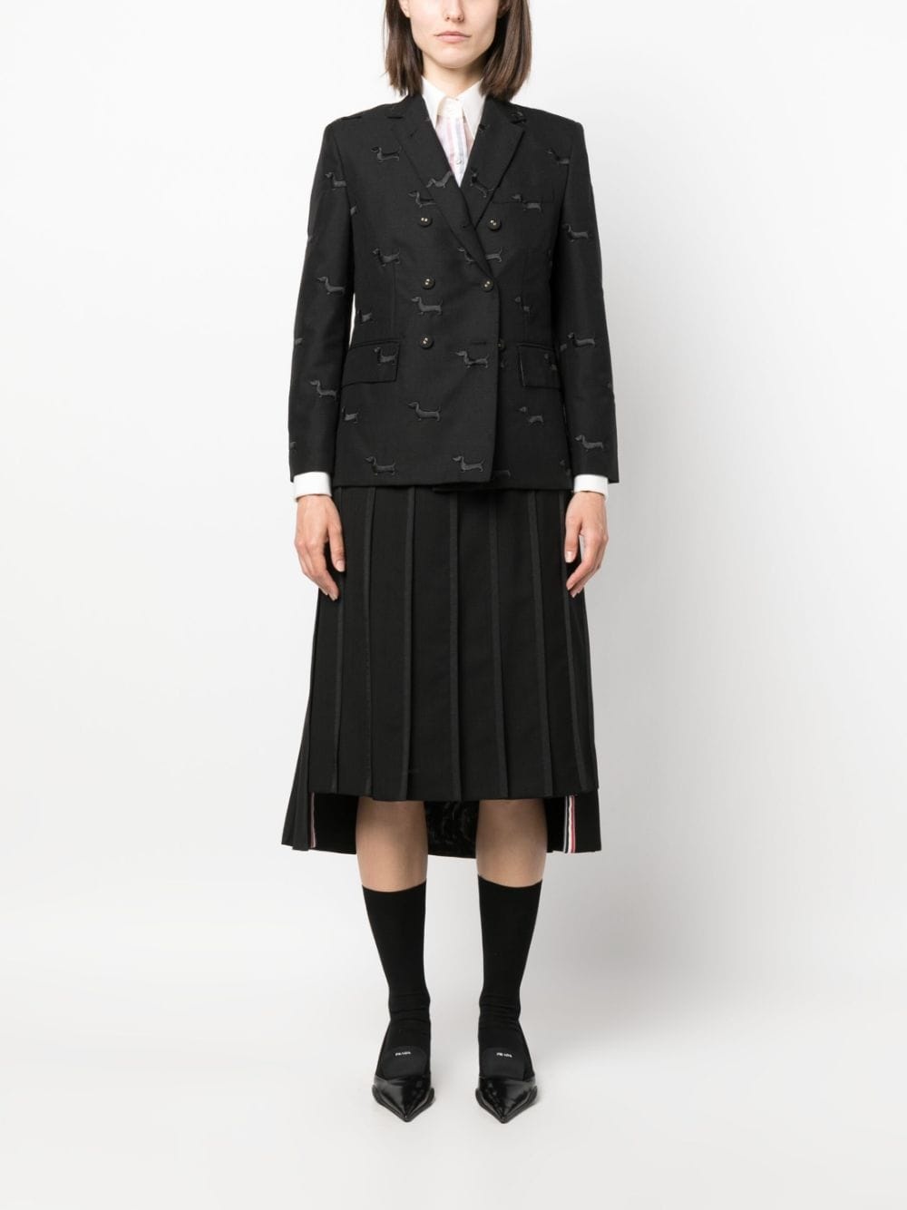 high-waisted pleated skirt - 2