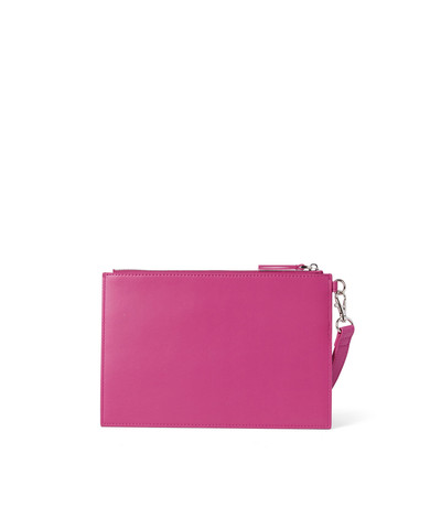 MSGM Faux leather clutch bag with embossed MSGM logo outlook