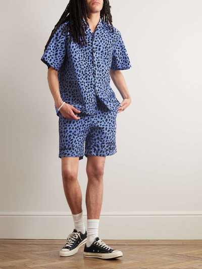 WACKO MARIA + Gramicci Straight-Leg Belted Leopard-Print Nylon Shorts outlook