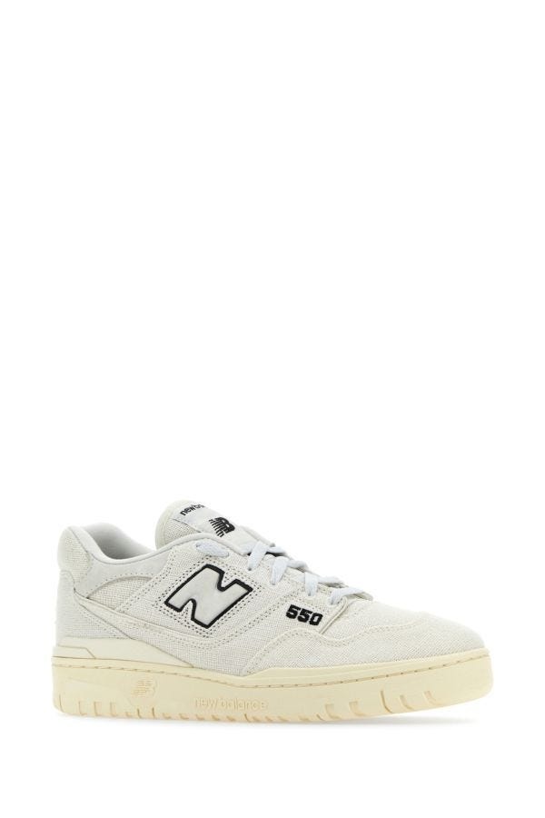 Ivory canvas 550 sneakers - 2