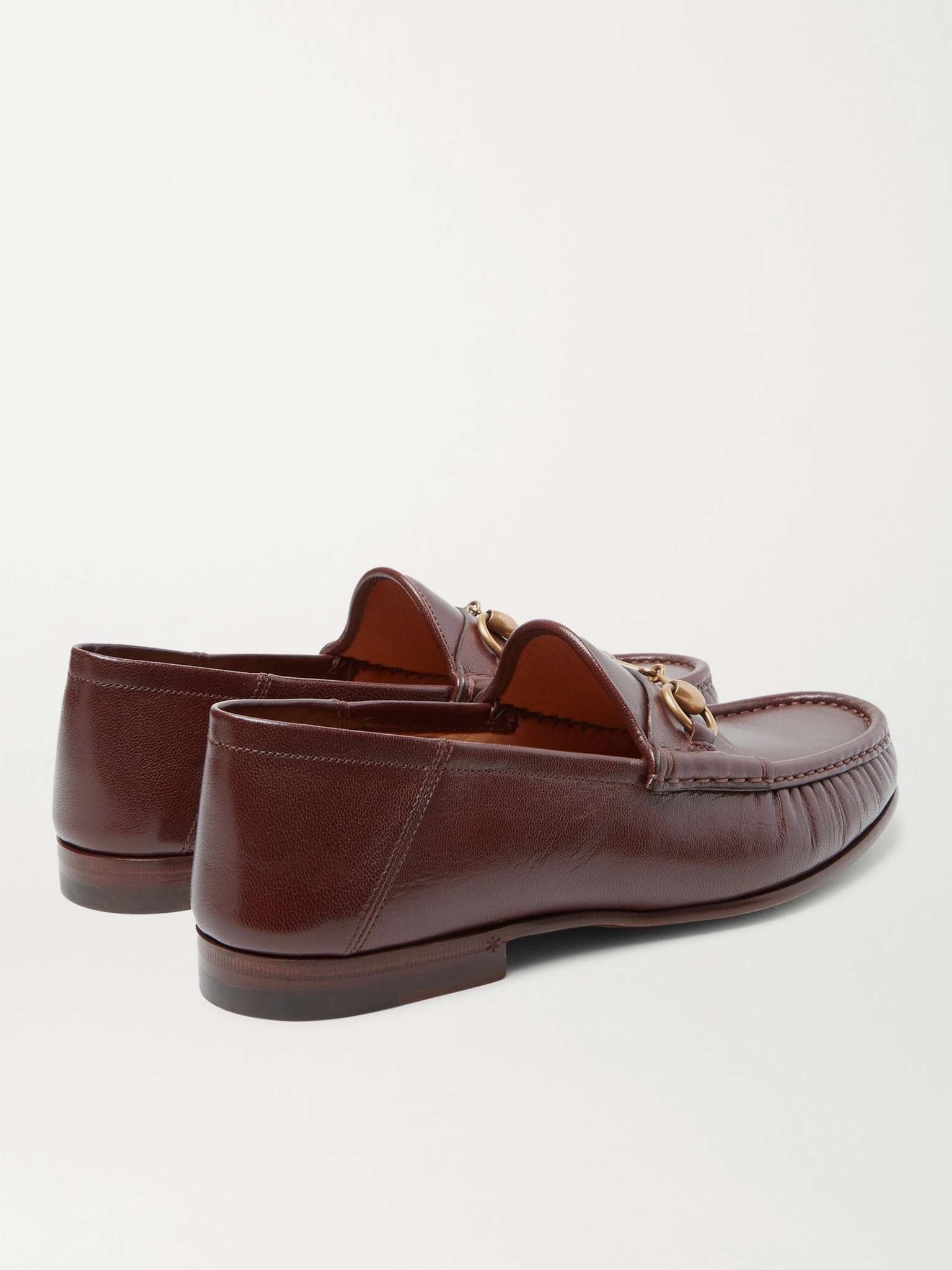 Easy Roos Horsebit Collapsible-Heel Leather Loafers - 5