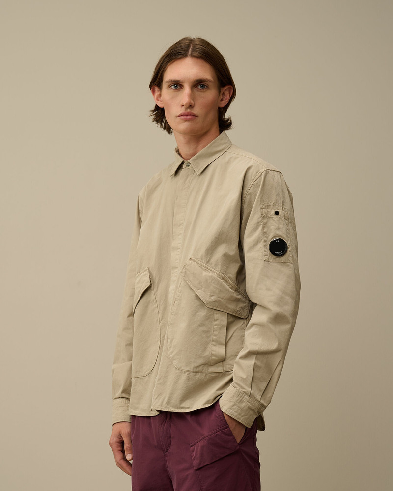 C.P. Company Microreps Diamond Peach Overshirt | REVERSIBLE
