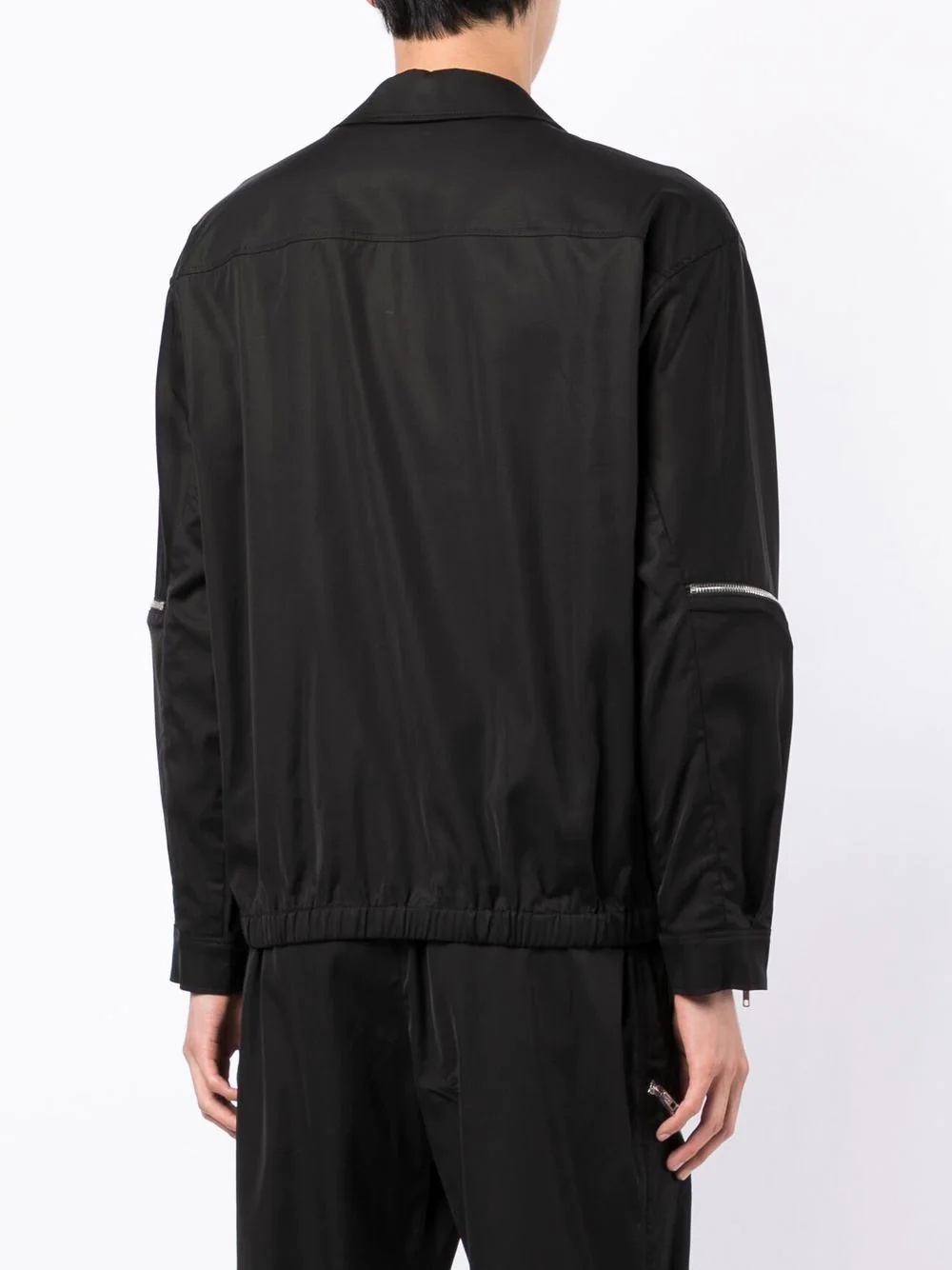 curve-zip windbreaker - 4