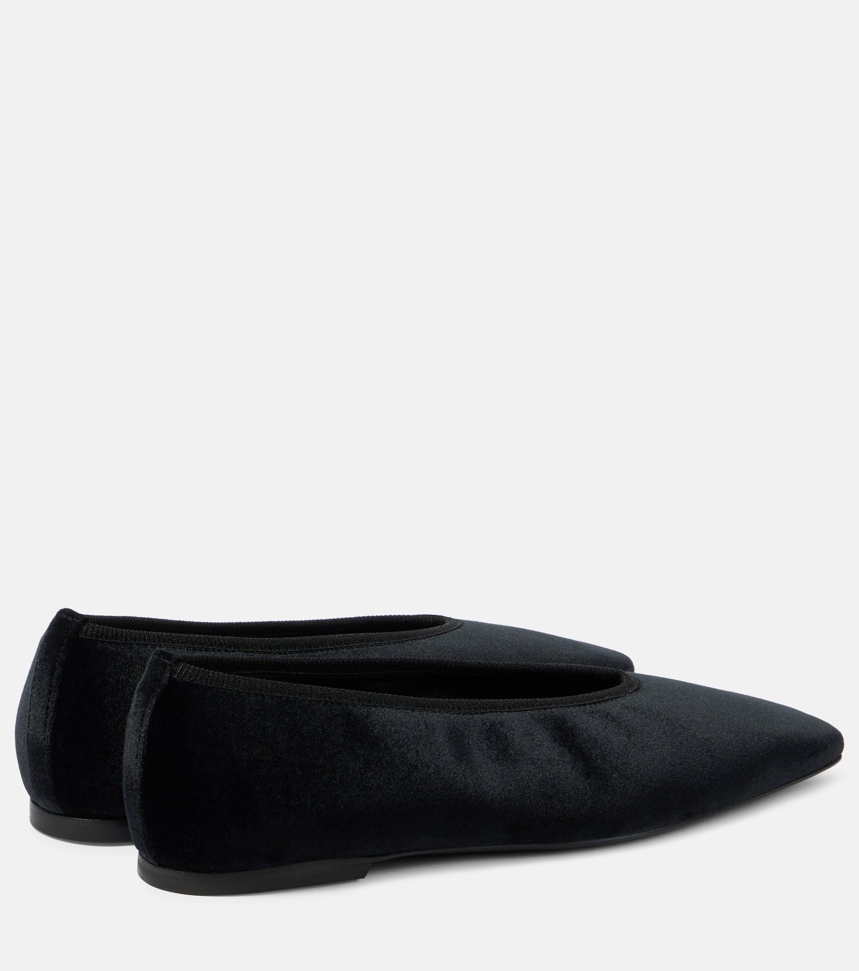 Velvet ballet flats - 2