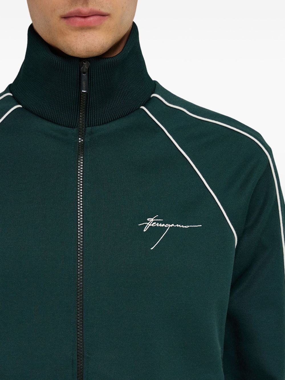 logo-print tracksuit top - 5