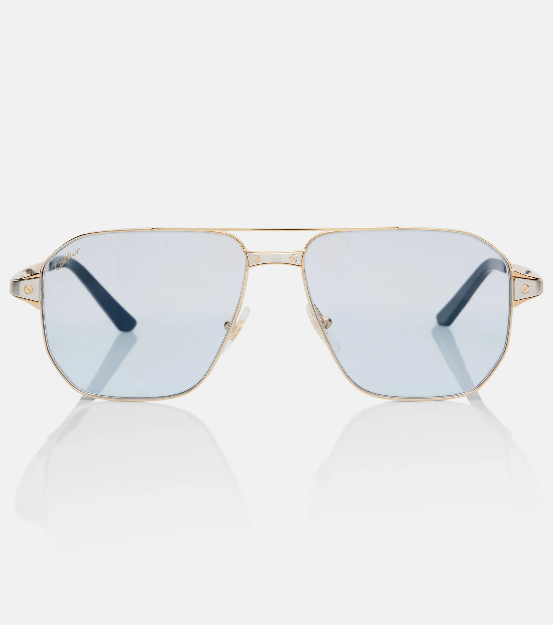 Santos De Cartier aviator sunglasses - 1