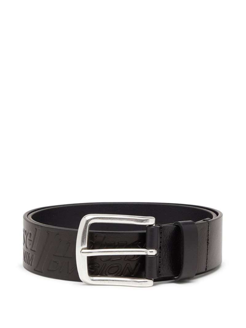 Diesel B-Flag-D logo-embossed belt outlook