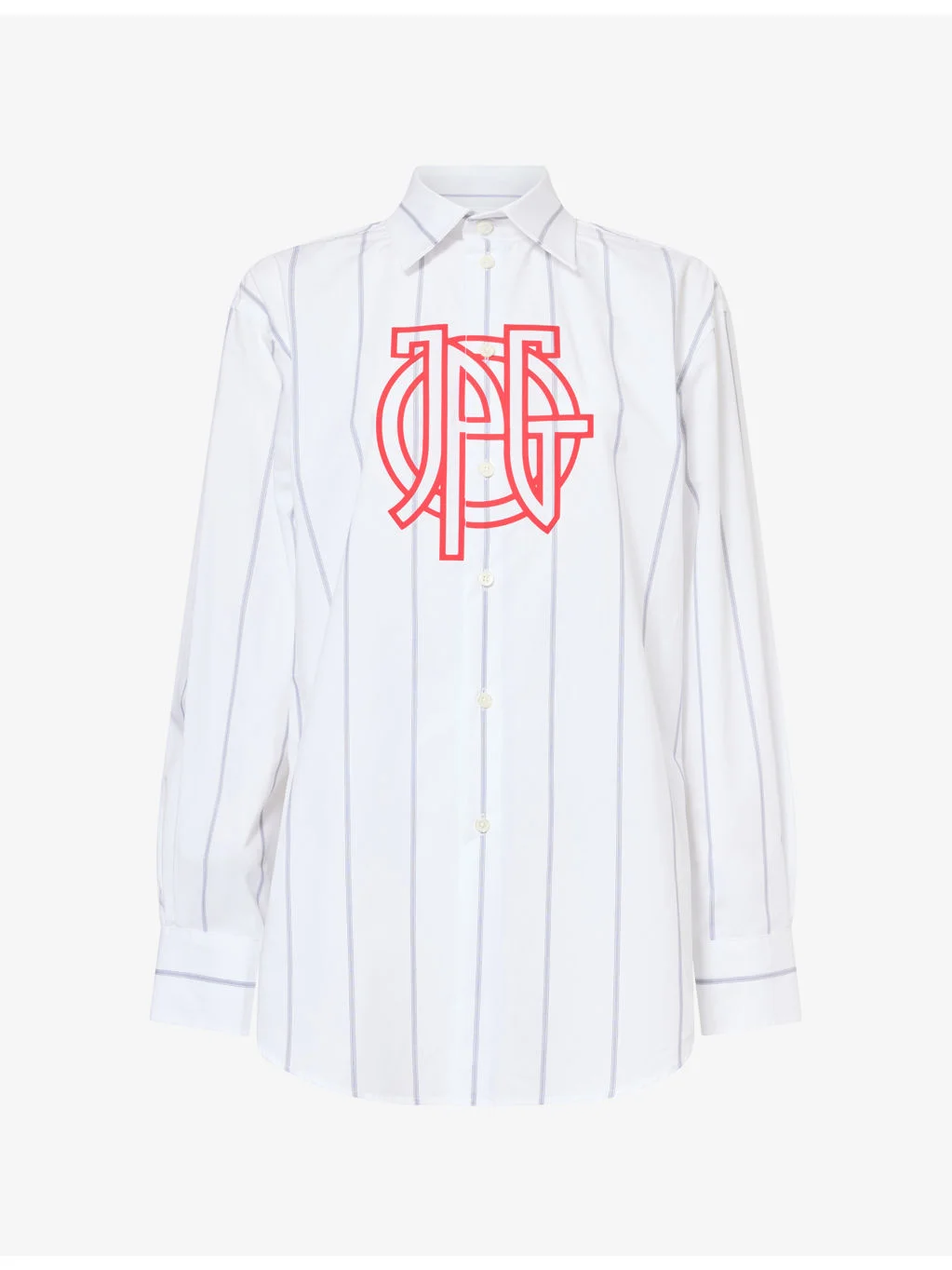 Bjork Striped Logo-Print Shirt - 1