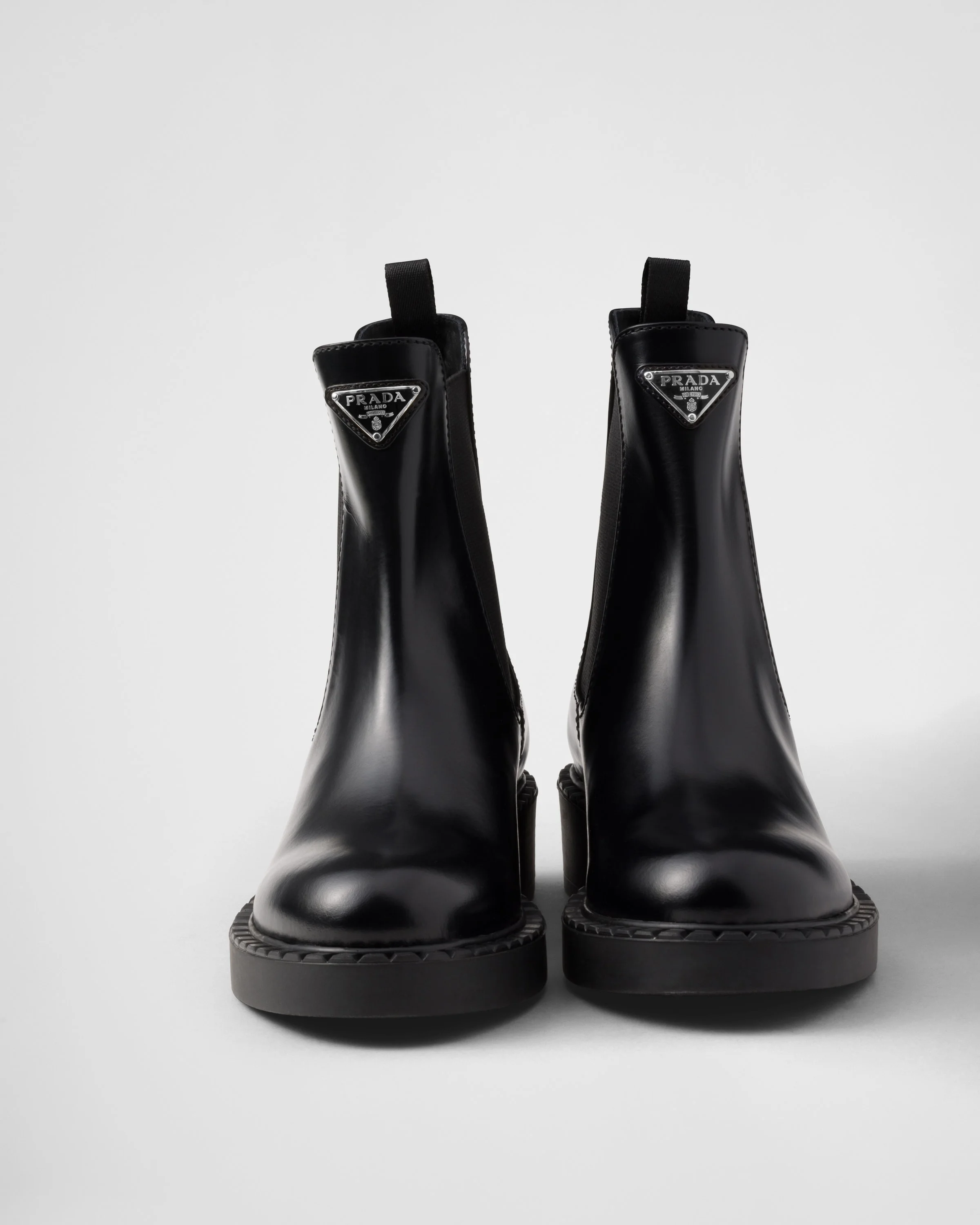 Prada Brushed calf leather Chelsea boots | REVERSIBLE
