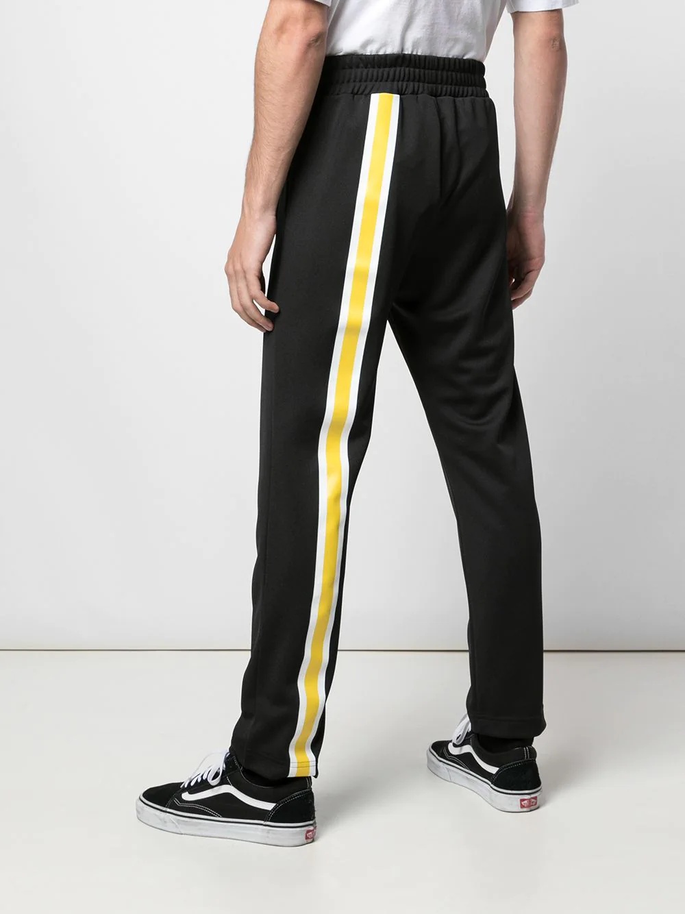 striped logo track trousers - 4