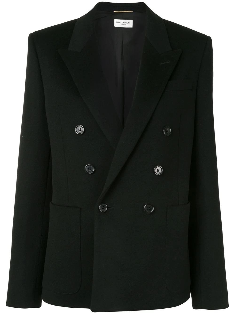 double-breasted tailored blazer - 1