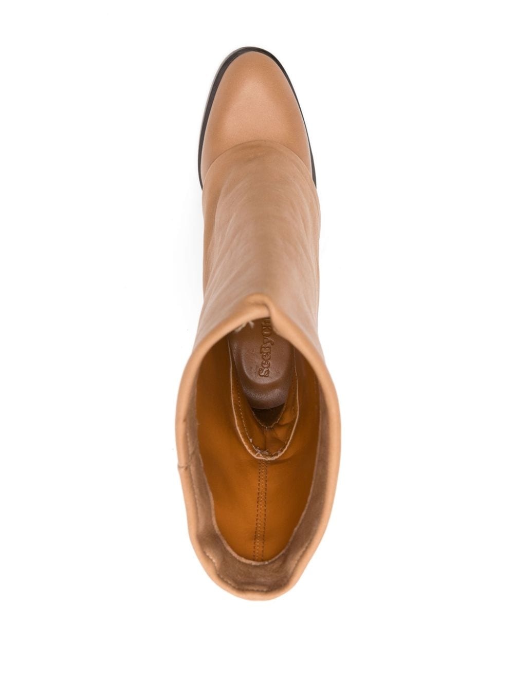 85mm debossed-logo boots - 4