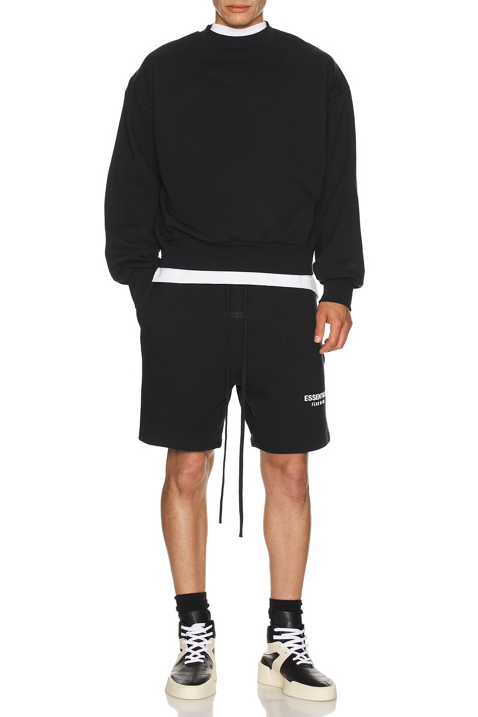 Classic Fit Fleece Crew Neck Sweatshirt - 5