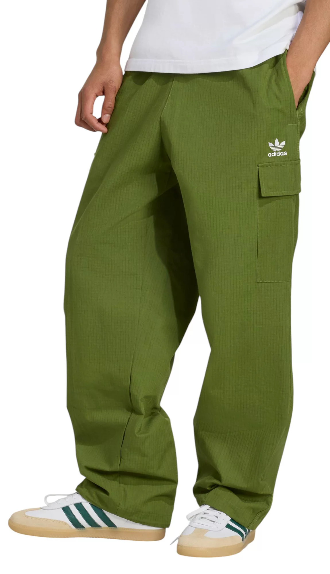 adidas Men's Trefoil Essentials Woven Cargo Pants - 1