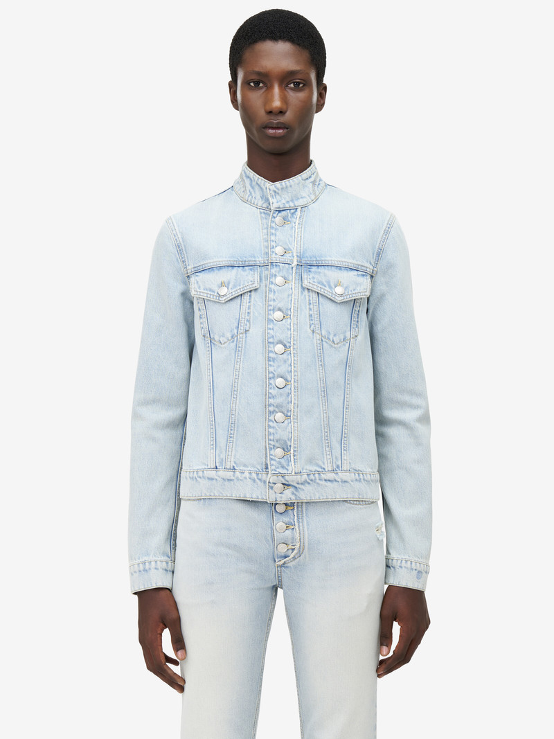 Alexander McQueen Stonewashed Denim Jacket outlook