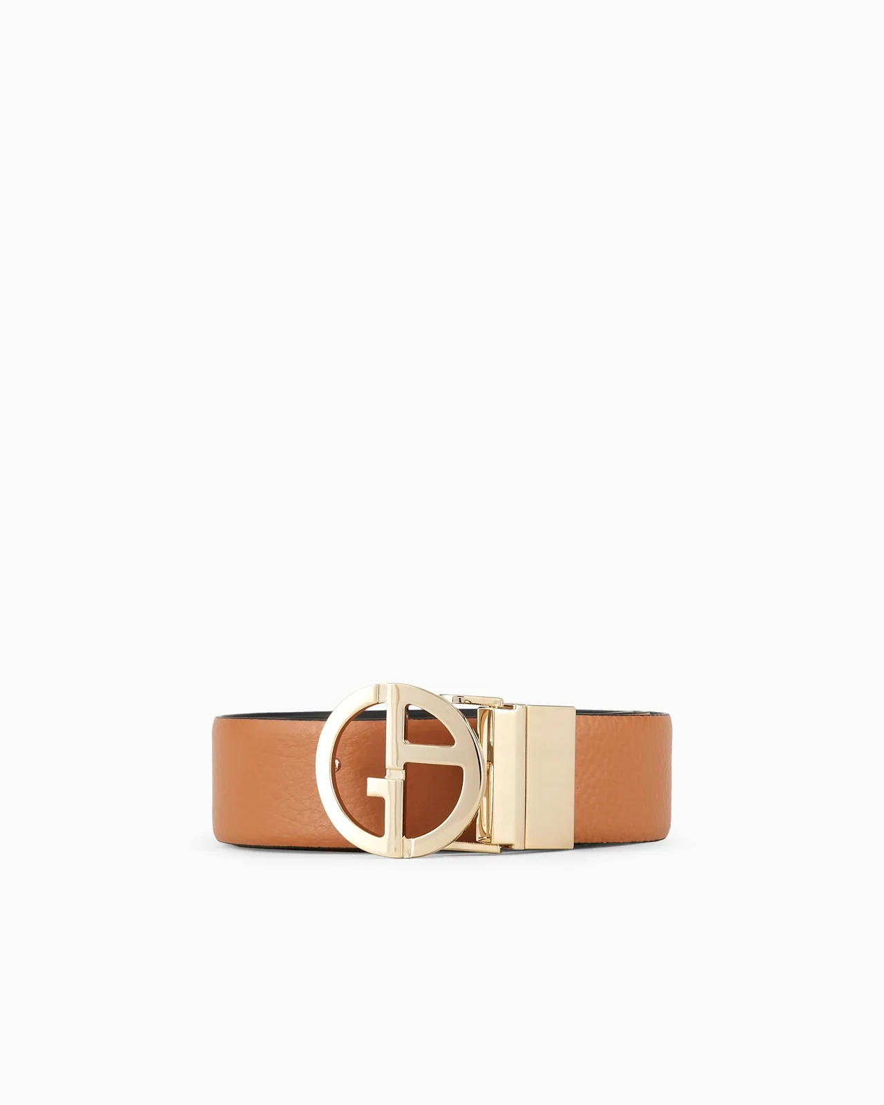 Two-toned, reversible leather belt - 1