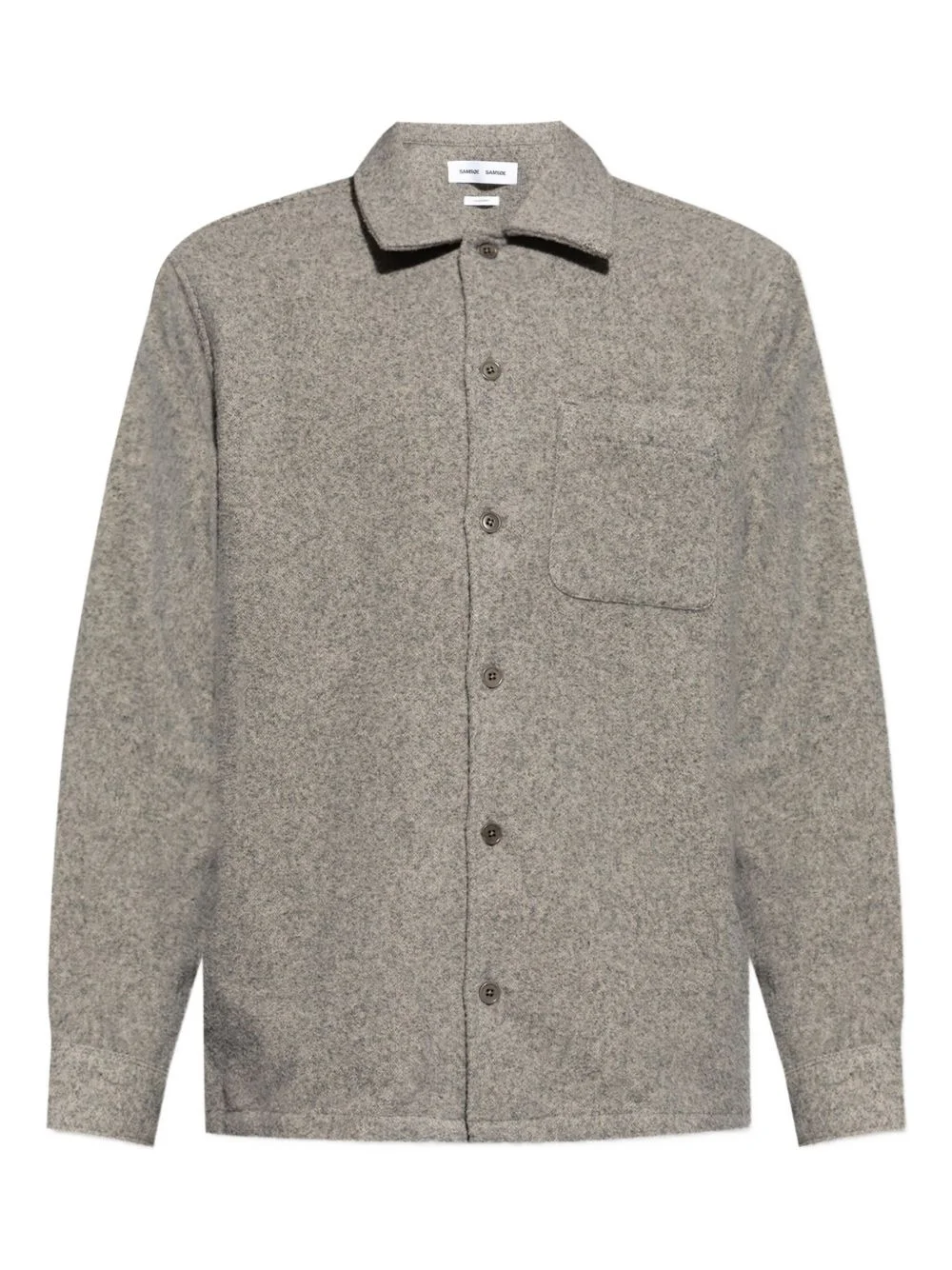 button-fastening overshirt - 1