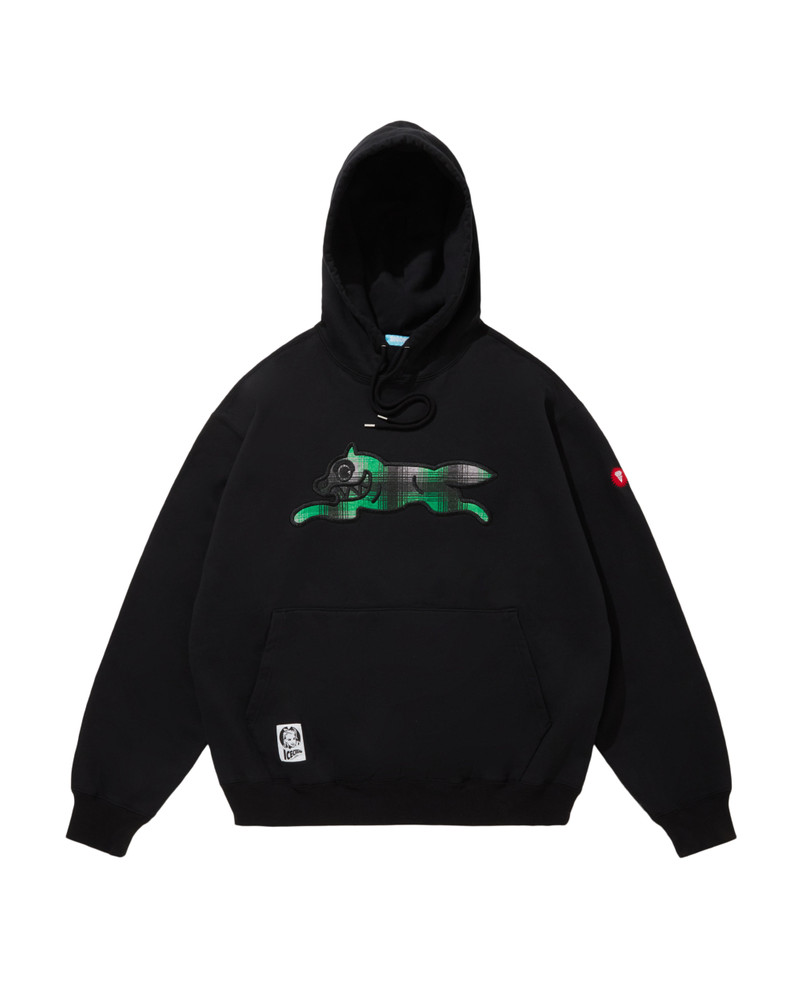 APPLIQUE LOGO HOODIE RUNNING DOG 1