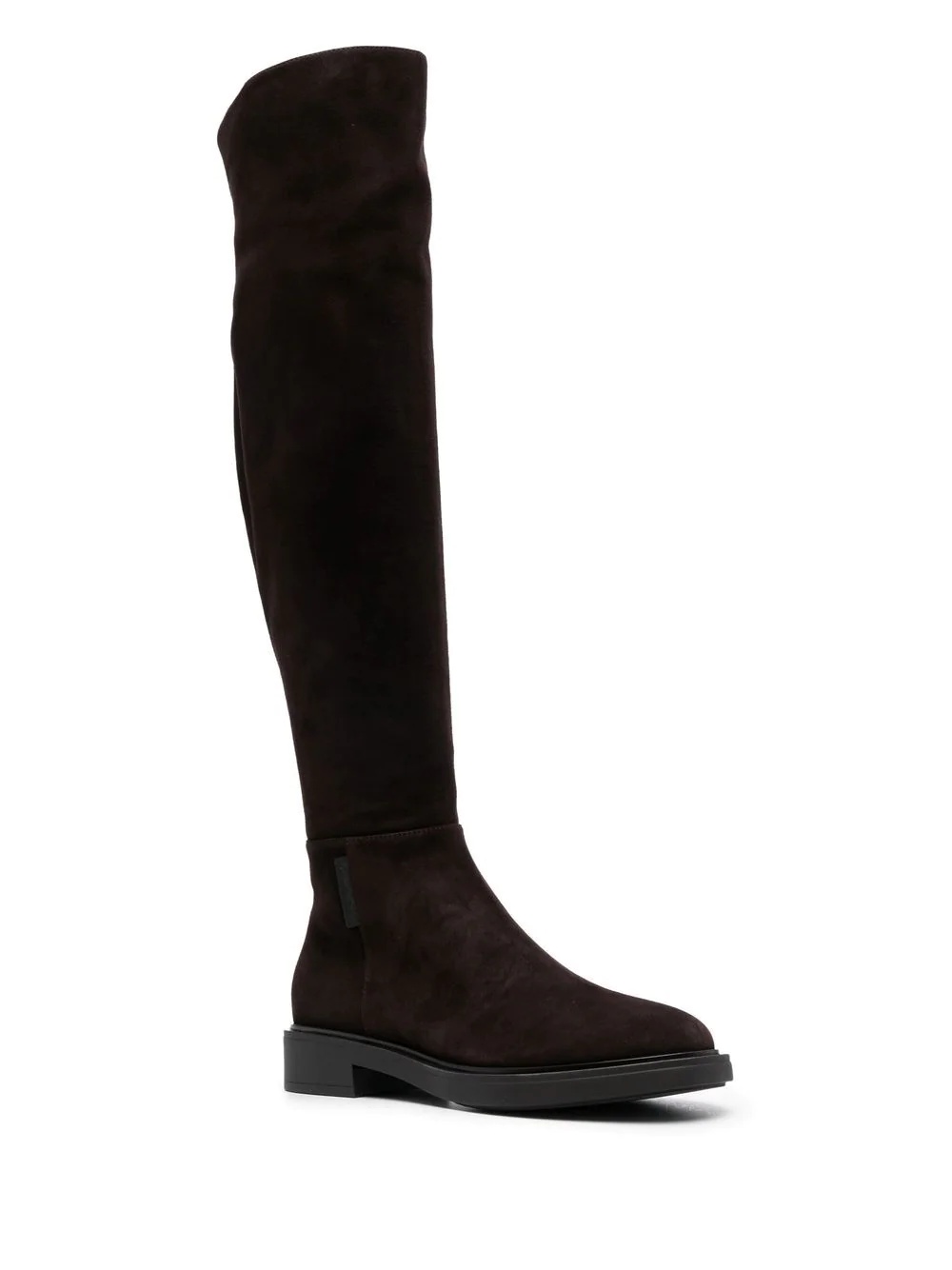 knee-high suede boots - 2