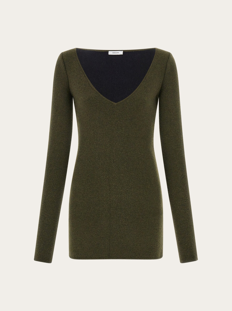 Knitted mini dress 1