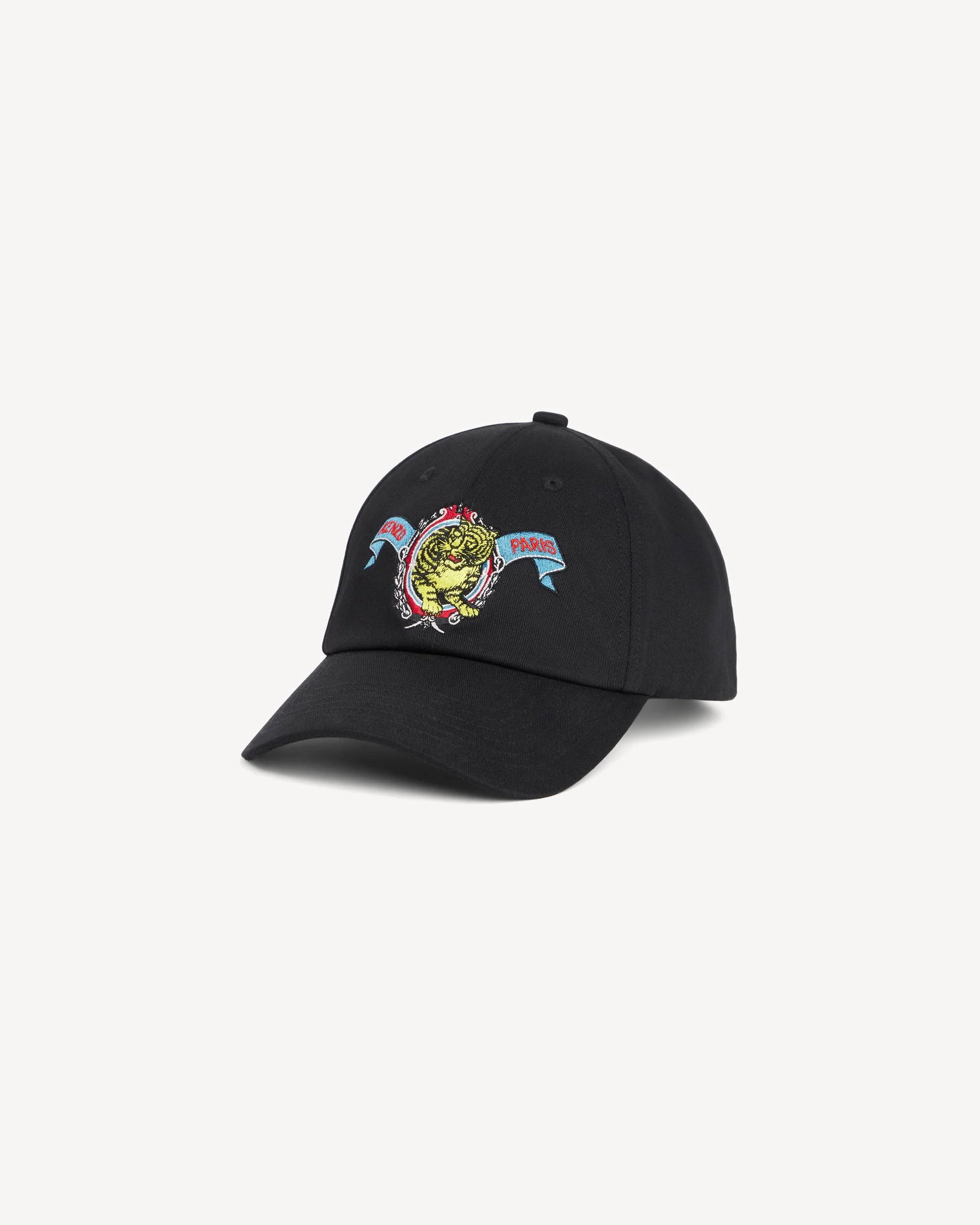 'KENZO Jumping Tiger' embroidered cap in cotton - 1
