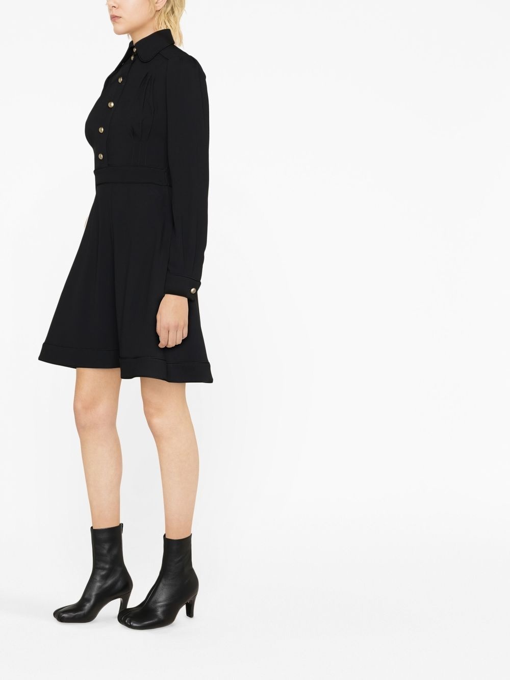 A-line mini shirt dress - 3