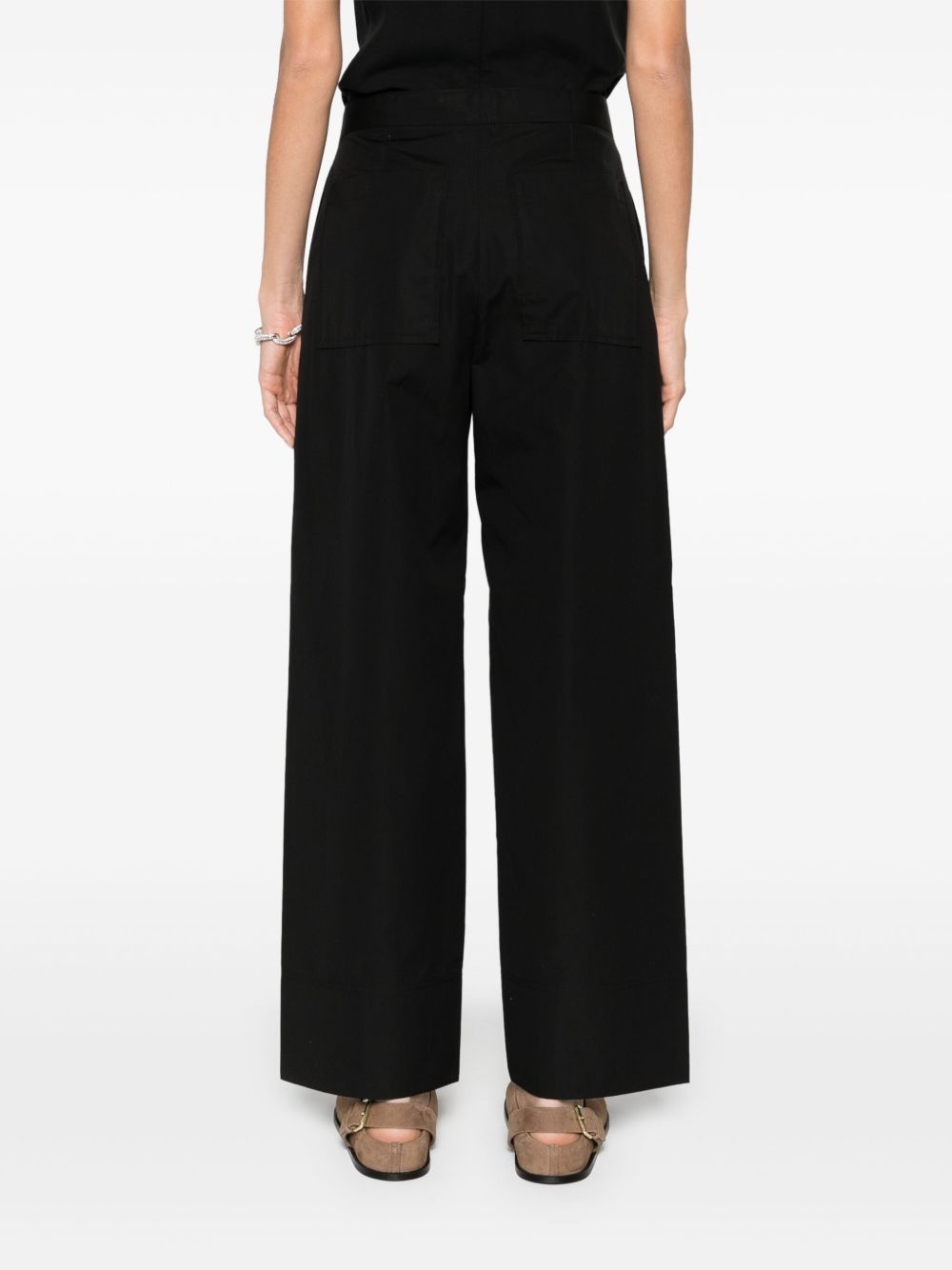 twisted-seam trousers - 4