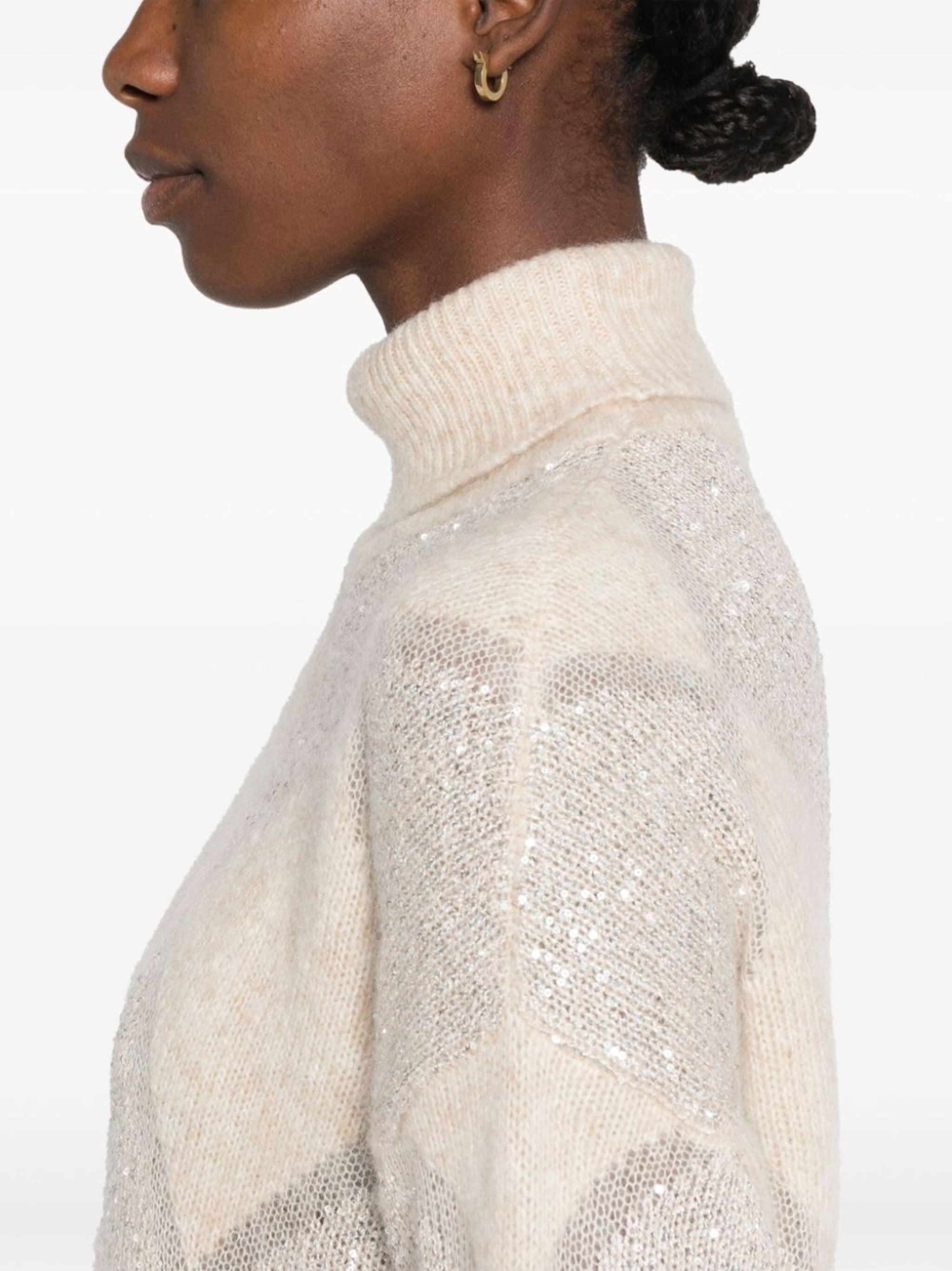 sequinned sweater - 5