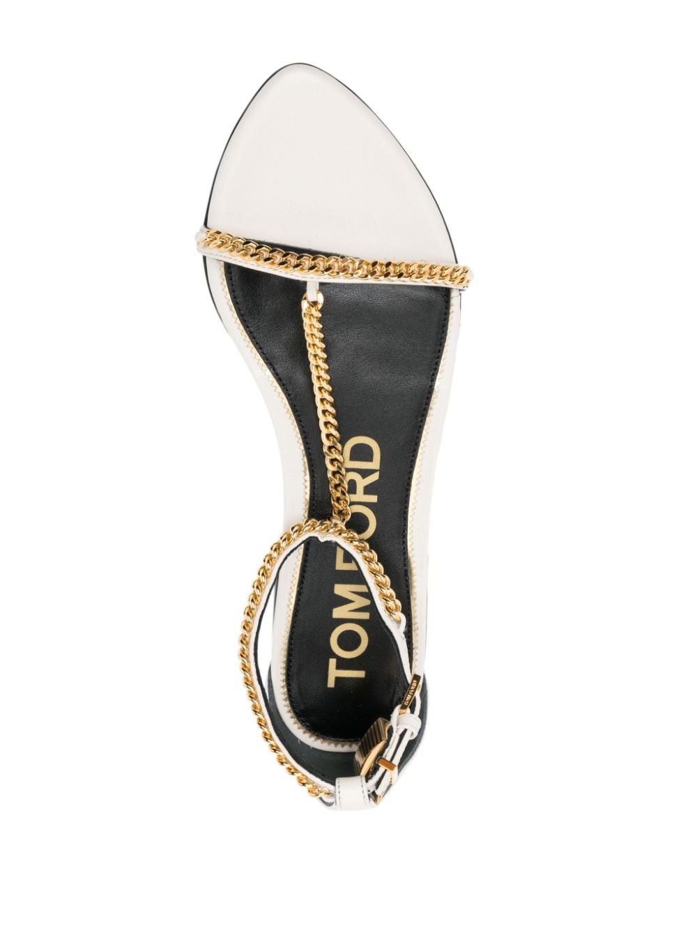 Padlock chain-link sandals - 4