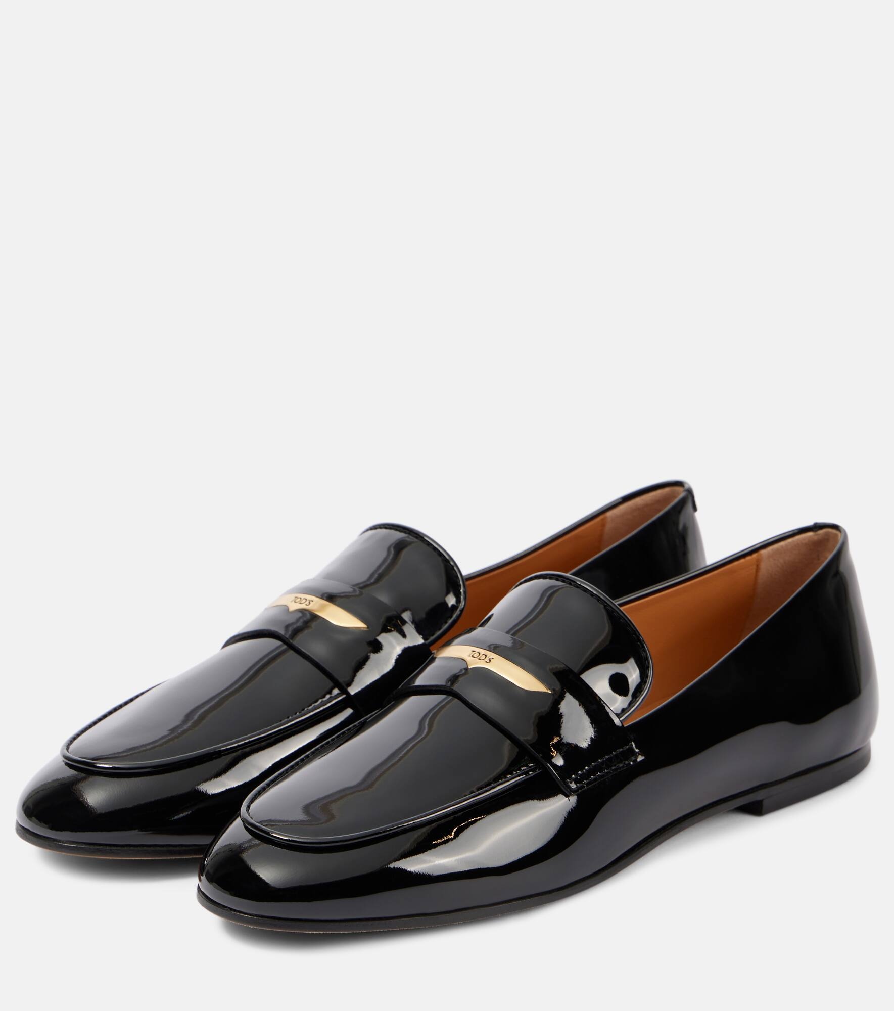 Patent leather loafers - 4