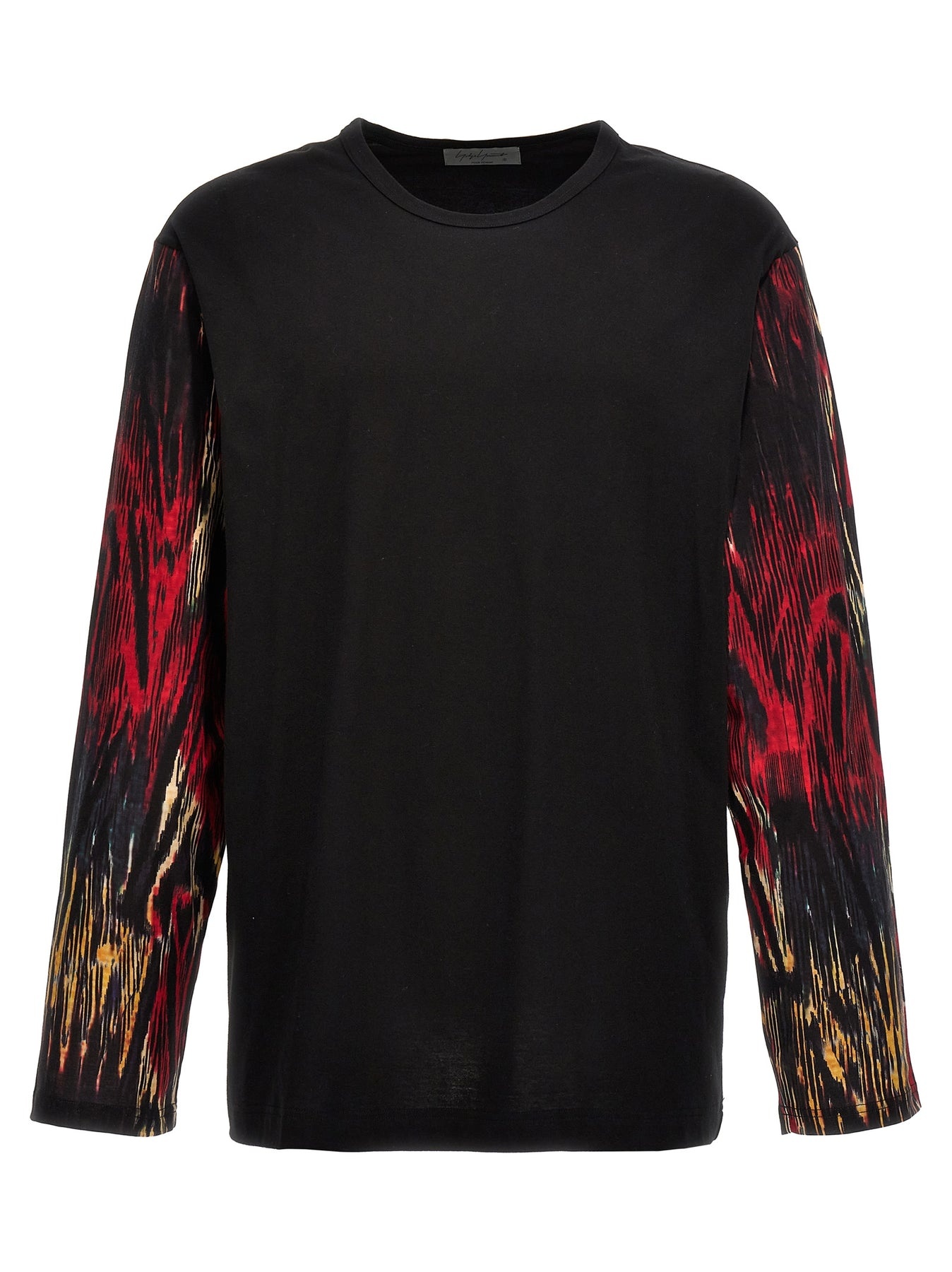 Tシャツ・カットソー YOHJI YAMAMOTO Men T Shirts HJT73081RED3 Black Tシャツ・カットソー YOHJI YAMAMOTO Men T Shirts HJT73081RED3