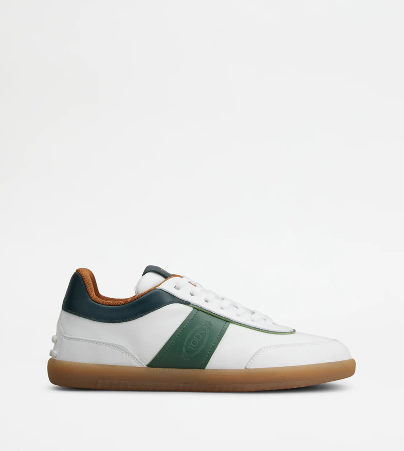 TOD'S TABS SNEAKERS - 화이트, 그린 - 1