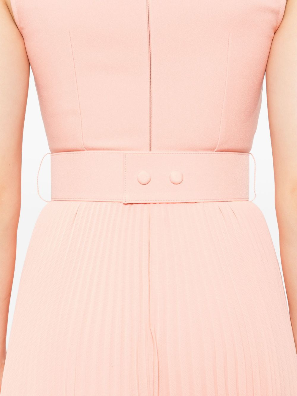 Sophie pleated sleeveless maxi dress - 4