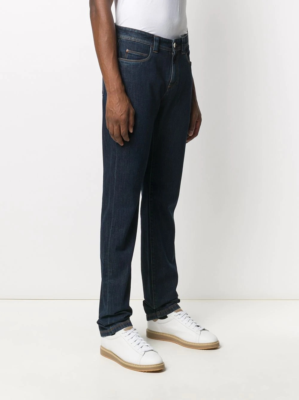 high rise straight-leg jeans - 3